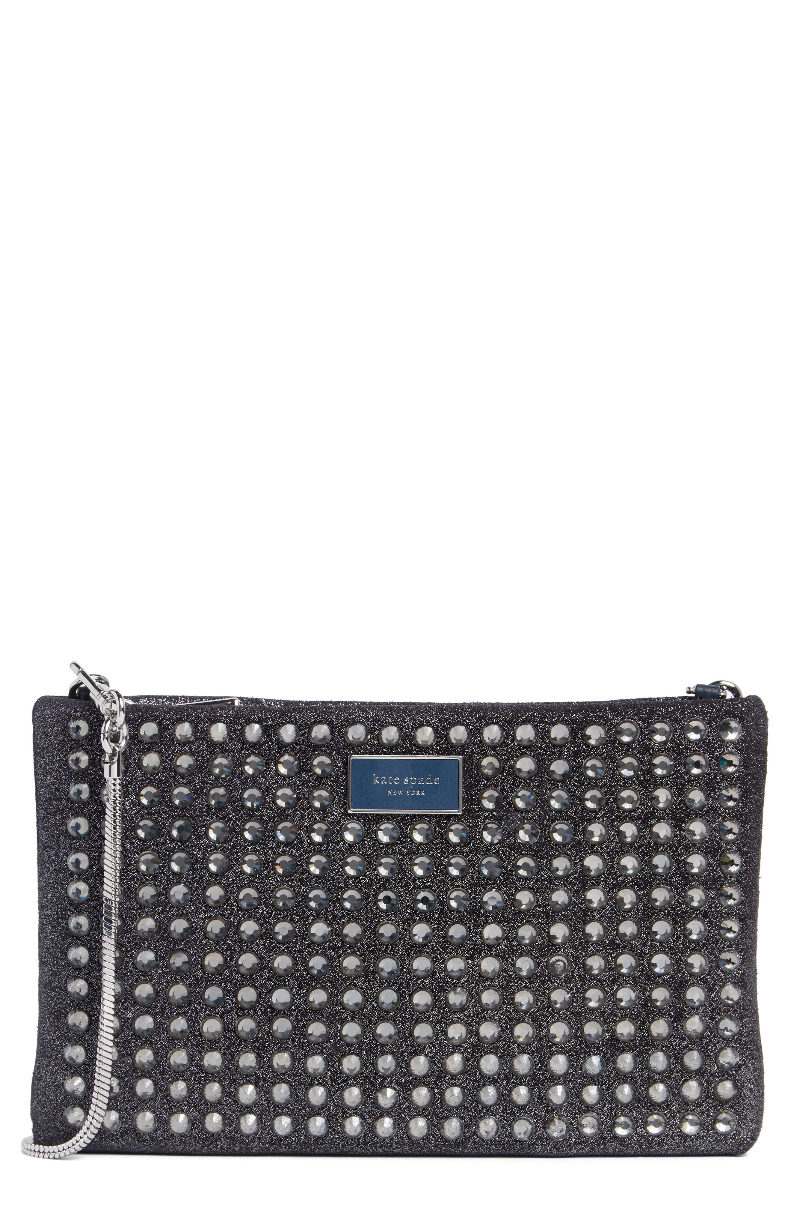 Kate Spade New York nova crystal embellished clutch