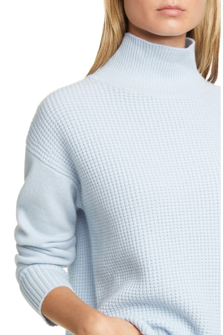 Cashmere Tunic Sweater, Alternate, color, BLUE SKYWAY