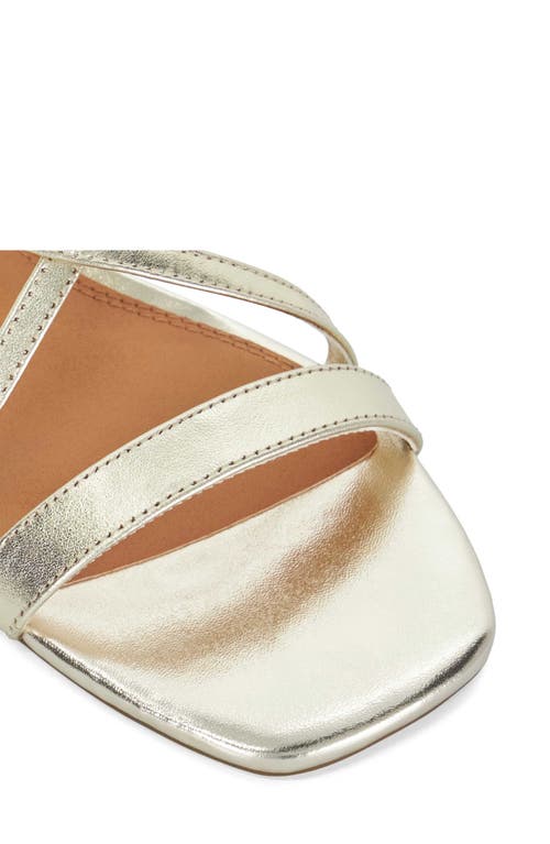 Dune London Jaskell Ankle Strap Sandal In Gold