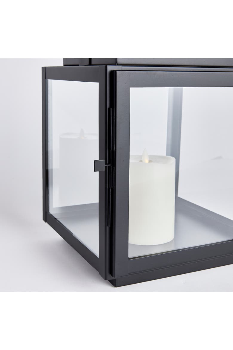 Adwin Outdoor Lantern, Alternate, color, Black