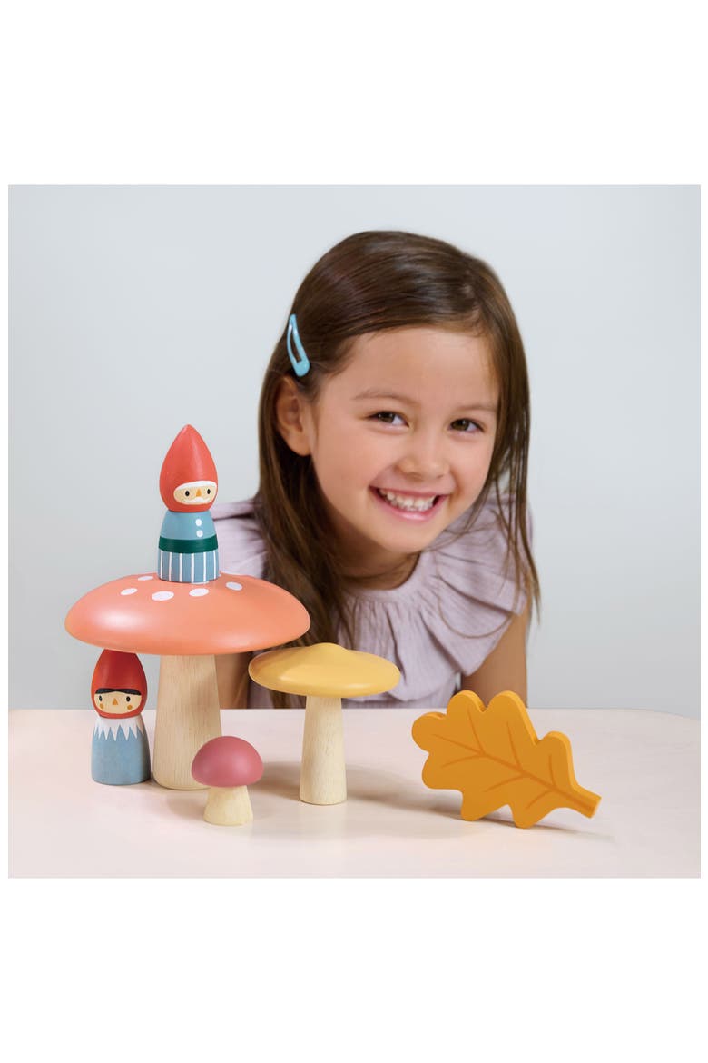 Woodland Gnome Family Wooden Playset, Alternate, color, MULTI