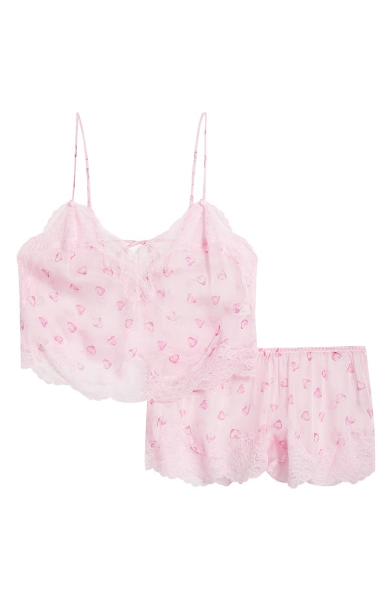 Lace Triangle Silk Camisole