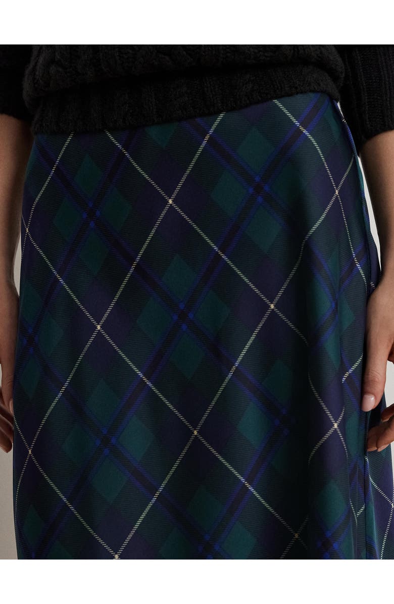 Lauren Ralph Lauren Women's Satin Charmeuse A-Line Skirt