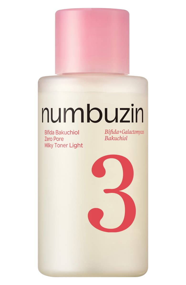 Numbuzin No.3 Bifida Bakuchiol Zero Pore Toner, Main, color,