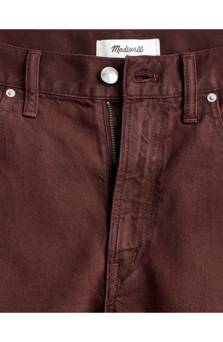 Madewell The Ultimate Wide Leg Airy Denim Jeans, Alternate, color, Burnt Cocoa