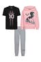 Kids' Logo T-Shirt, Hoodie & Joggers Set
