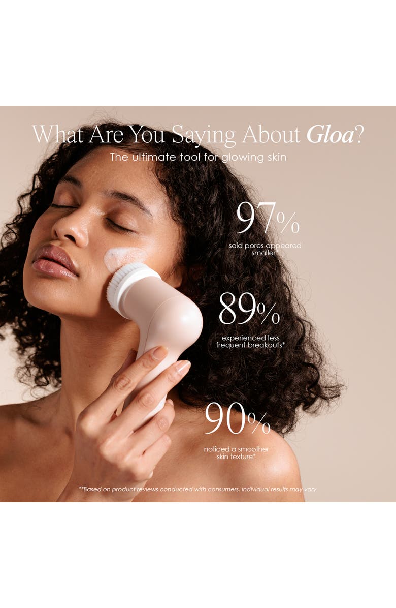 Project E Beauty Gloa Face & Body Cleansing Brush, Alternate, color, White