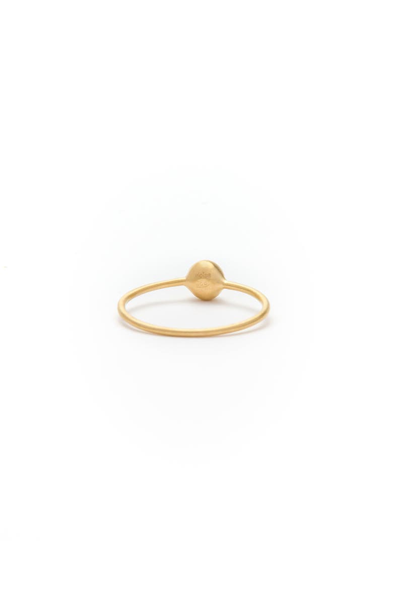 Moon Ring  with Natural Gemstones. Handmade in Italy, Alternate, color, Sapphire