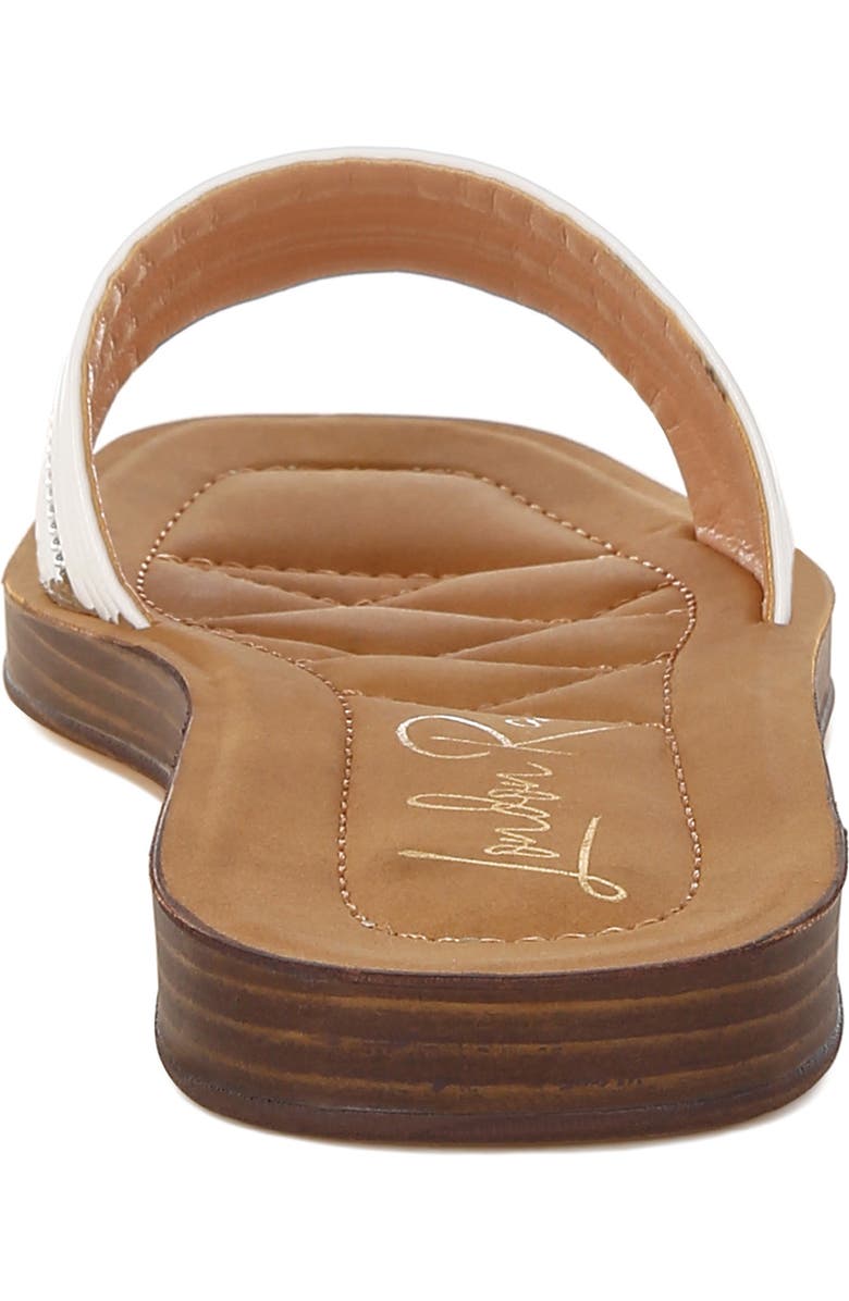 LONDON RAG Zosaya Slide Sandal, Alternate, color, White