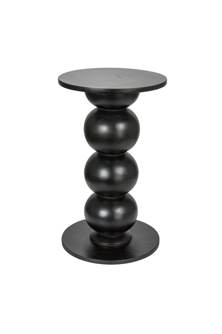 Over-Sized Bubble End Table, Main, color, Black