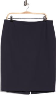 Theory Skinny Wool Blend Pencil Skirt
