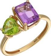 Bony Levy 14K Gold Amethyst & Peridot Ring (Nordstrom Exclusive)