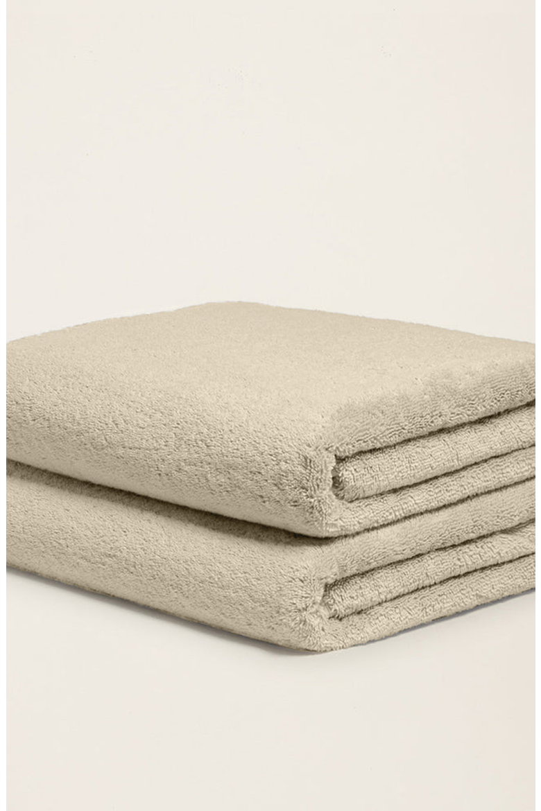 Ultraplush Australian Cotton 2-piece Bath Towel Set, Alternate, color, Sand