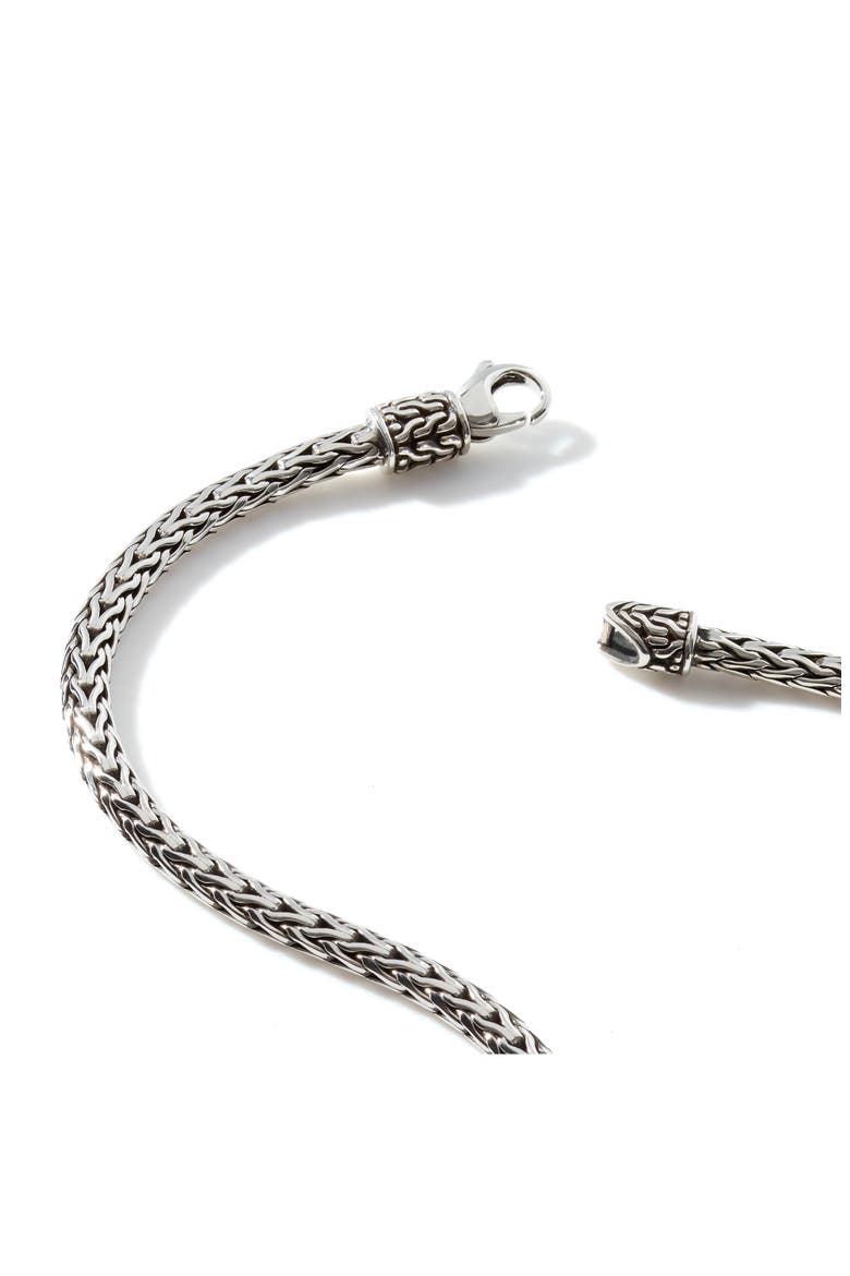 Icon Necklace, Sterling Silver, 3.5mm, Alternate, color, SILVER