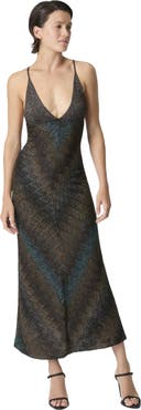 Missoni Viscose Lamé Gown With Deep Neckline