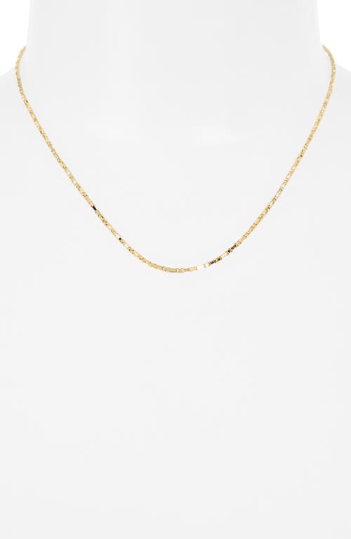 ARGENTO VIVO ARGENTO VIVO THIN OPEN LINK CHAIN NECKLACE 
