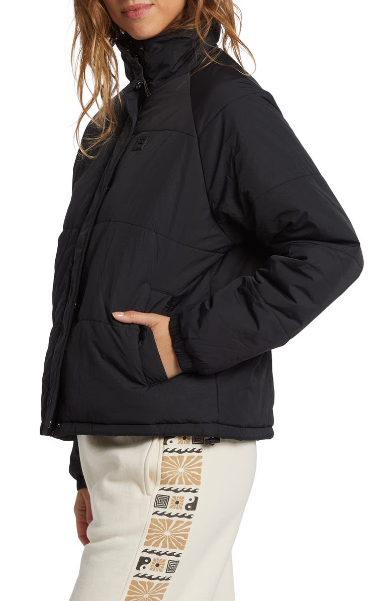 Billabong High Route Waterproof Puffer Jacket, Alternate, color, 