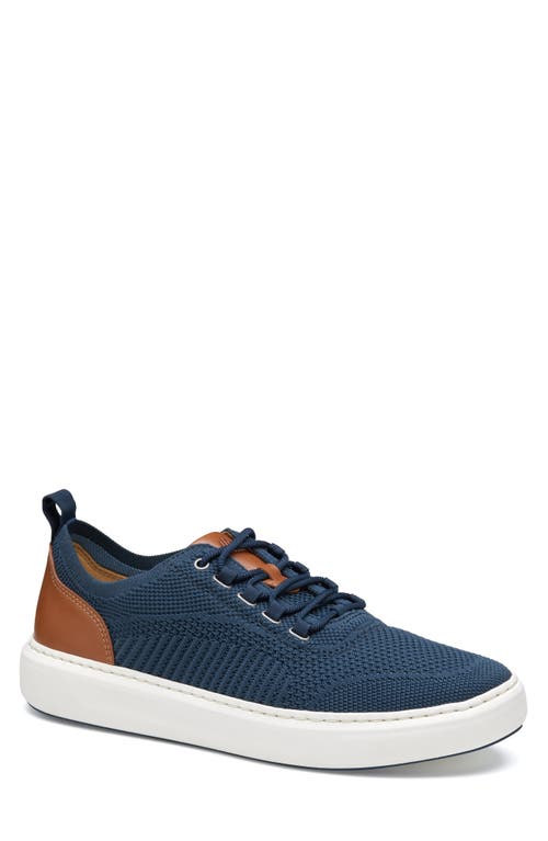 Johnston & Murphy Amherst Knit Sneaker In Navy Knit