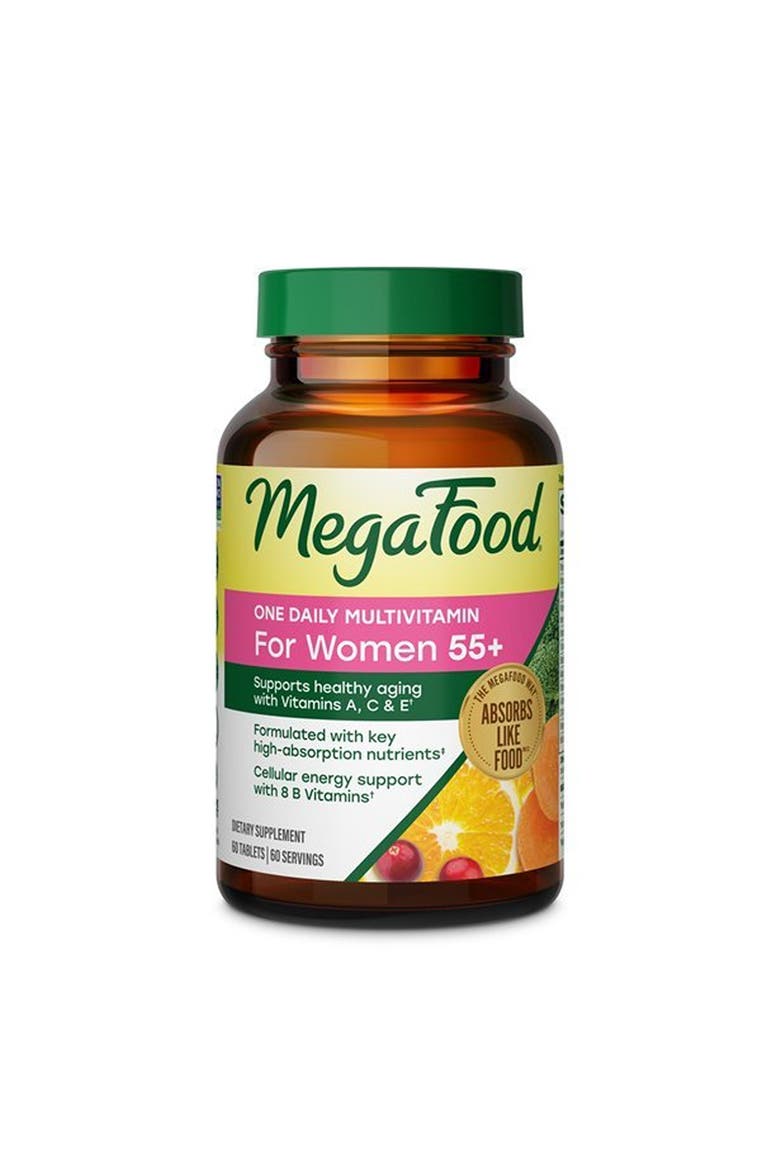 One Daily Multivitamin for Women 55+ with Methylated B12, Healthy Aging, Vegetarian, 60 Tablets, Main, color, None