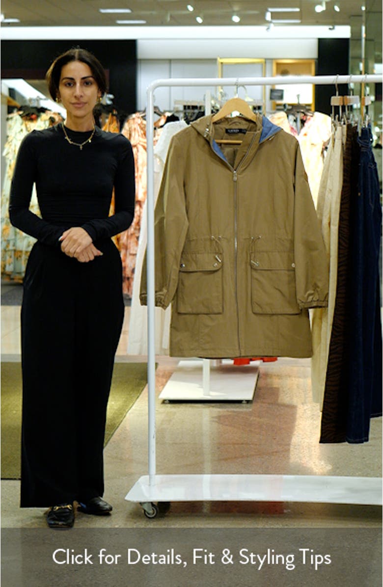 Cinch Waist Hooded Anorak Jacket, sales video thumbnail