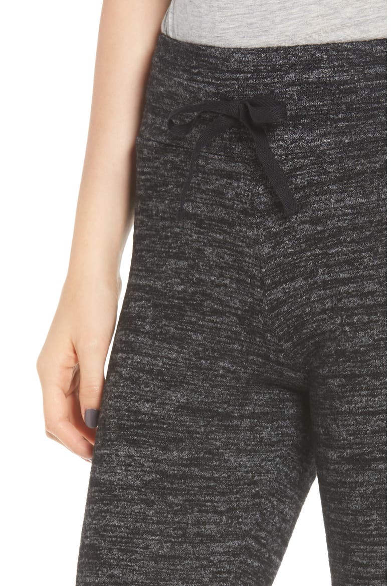 Cozy Leggings, Alternate, color, BLACK MELANGE