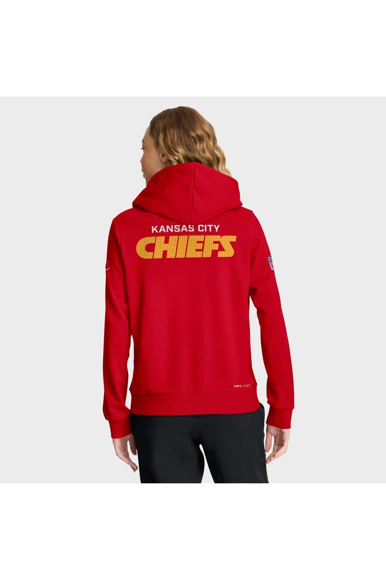 Women's Nike Red Kansas City Chiefs Sideline Standard Issue Initial Home Dri-FIT Hoodie, Alternate, color, Red