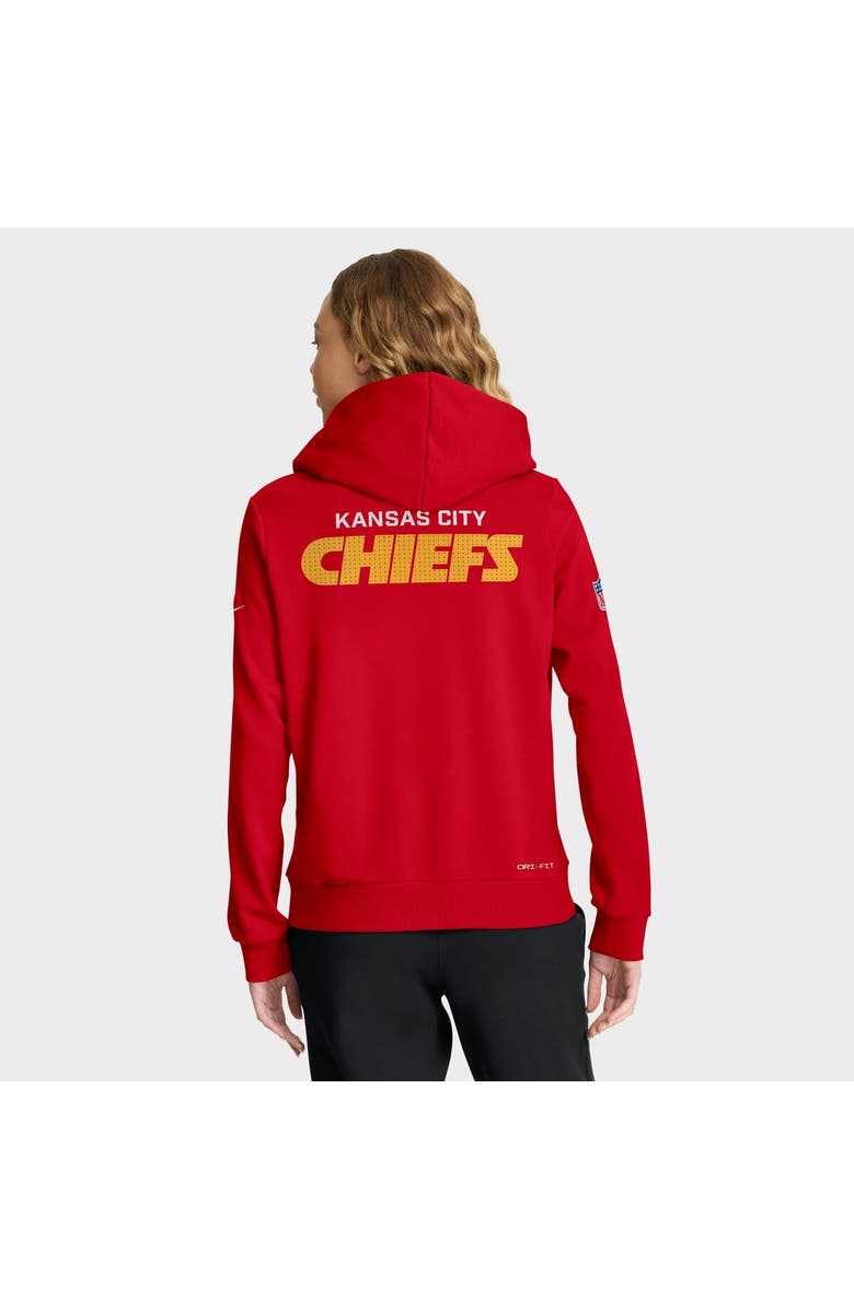 Nike Women's Nike Red Kansas City Chiefs Sideline Standard Issue Initial Home Dri-FIT Hoodie, Alternate, color, Red
