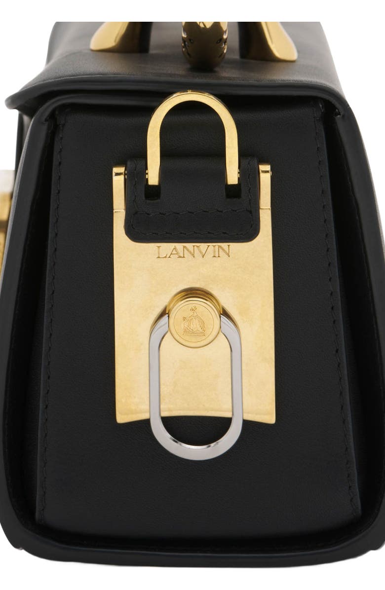 Lanvin Pencil Cat Bag In Box Calf, Alternate, color, Black