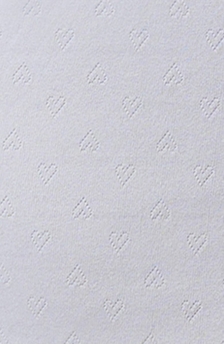 Splendid Heart Pointelle Boxer Pajamas, Alternate, color, Xenon Blue