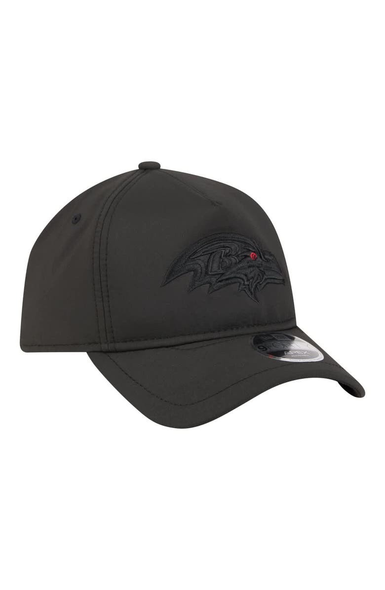 New Era Men's New Era  Black Baltimore Ravens Apex 9FORTY Adjustable Hat, Alternate, color, Black