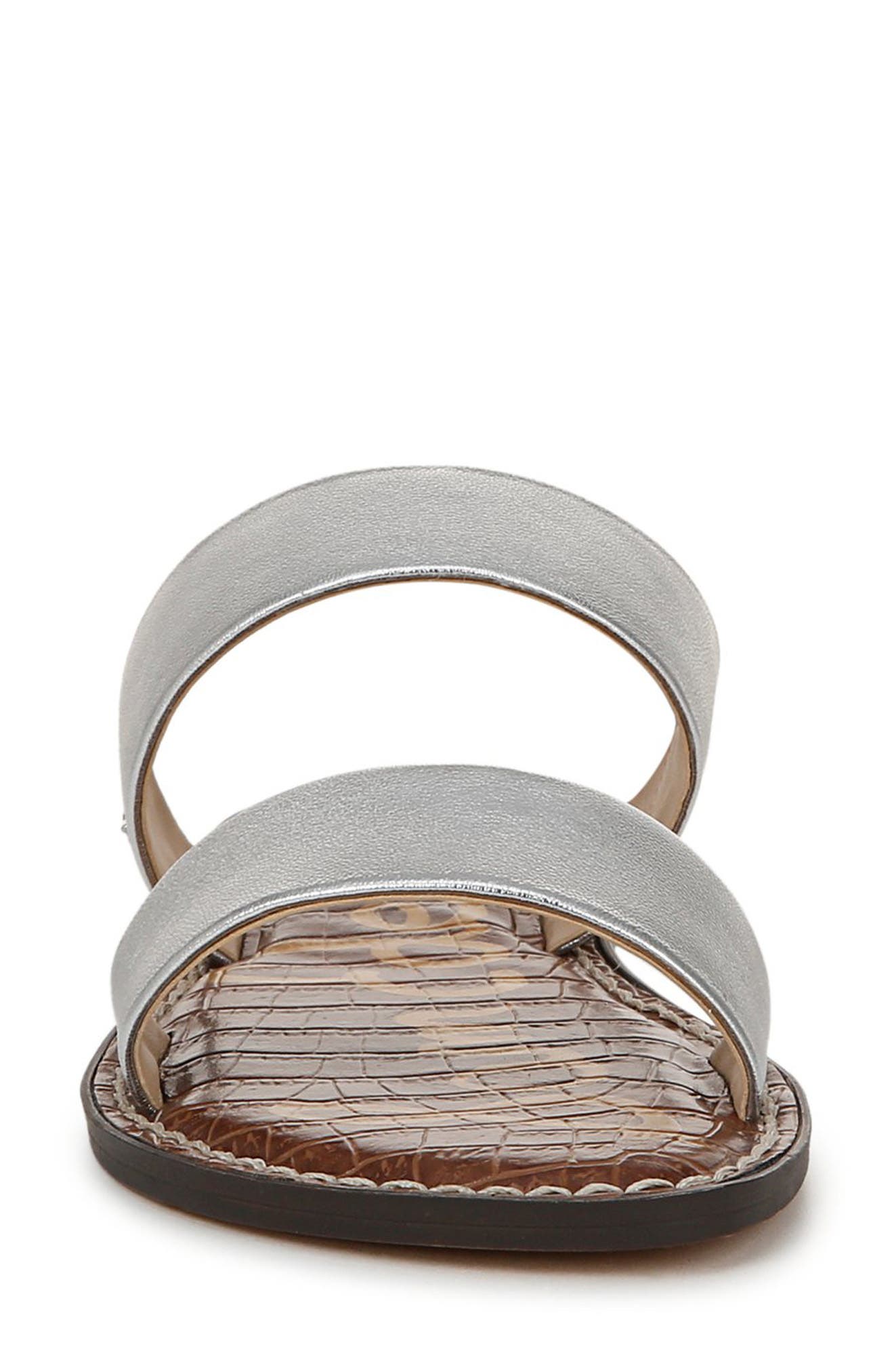 Sam Edelman Gala Slide Sandal, Alternate, color, Soft Silver