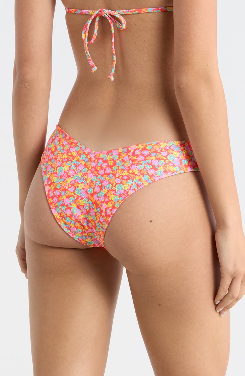 Kulani Kinis V-Cut Bikini Bottoms, Alternate, color, Bubble Pop