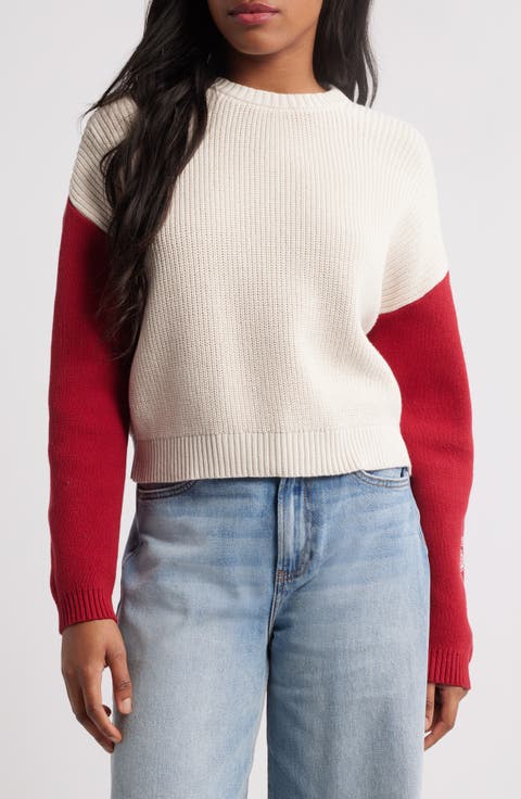 Summit Colorblock Cotton Sweater