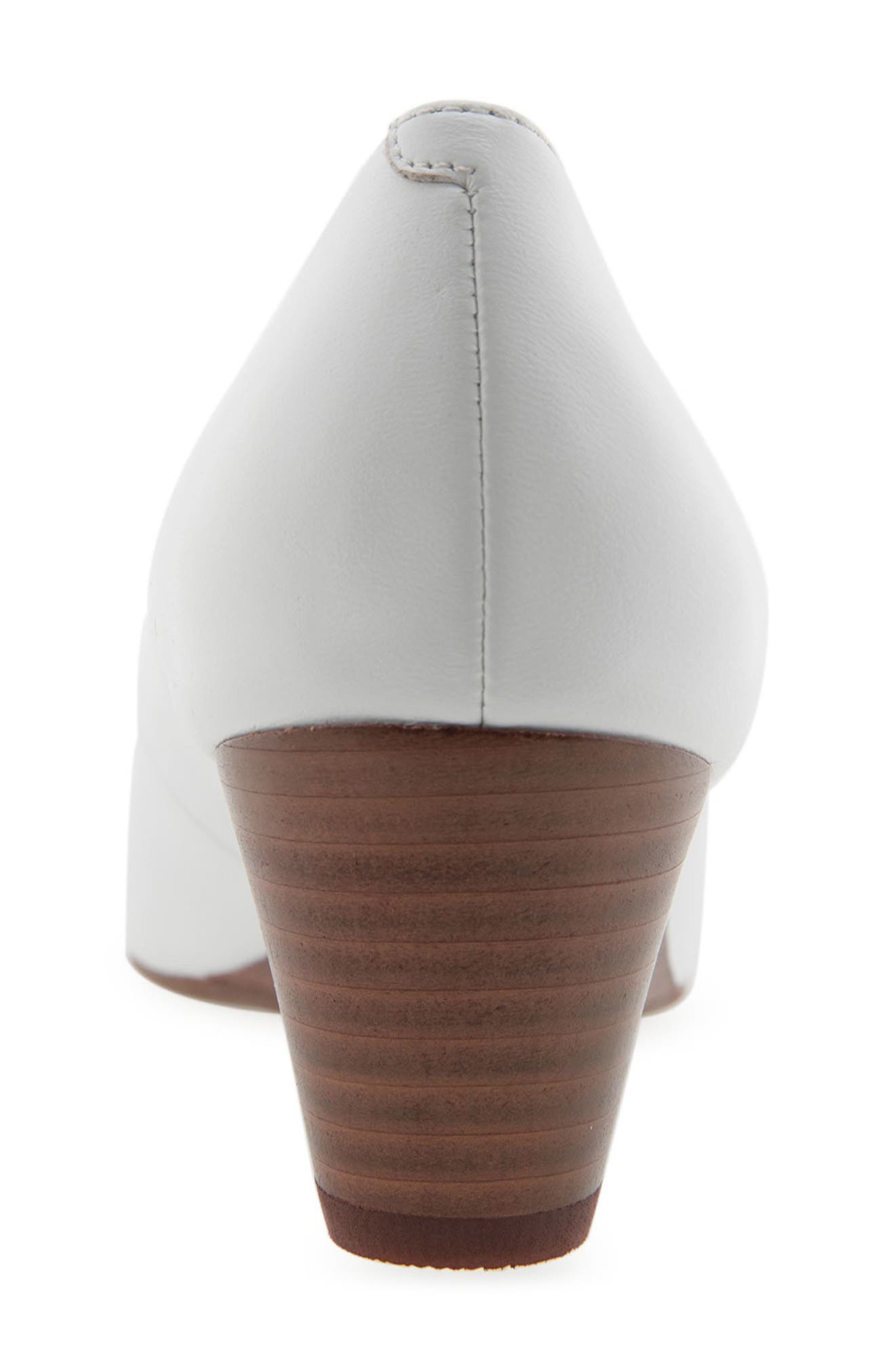Aerosoles Caruzo Wedge Pump, Alternate, color, Bright White Leather