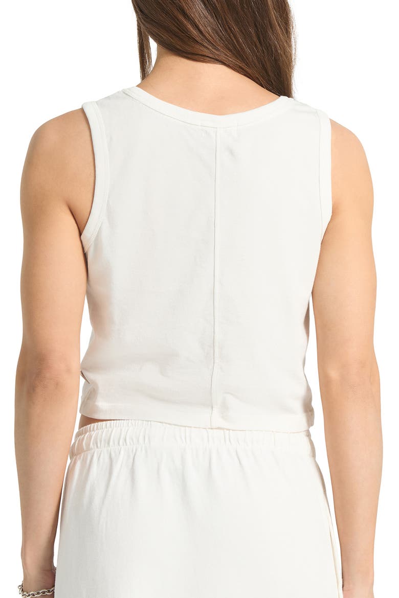 Carefree Cotton Crop Tank Top, Alternate, color, OFF WHITE