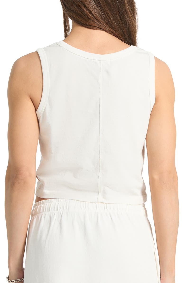 Brixton Carefree Cotton Crop Tank Top, Alternate, color, Off White