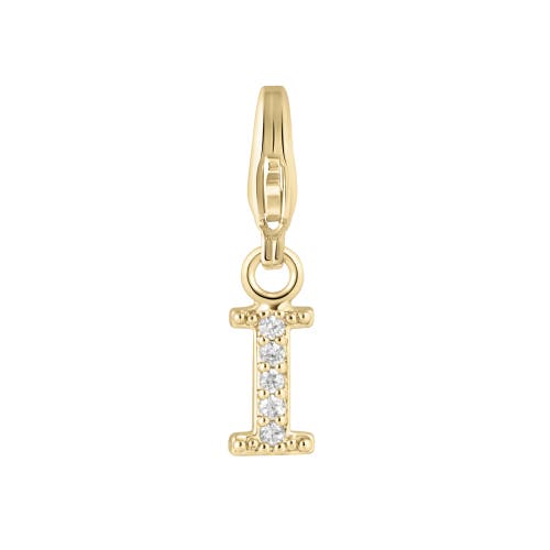 Electric Picks Initial Charm In Gold - I