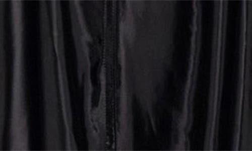 Shop Ferragamo Draped Silk Dress In Nero