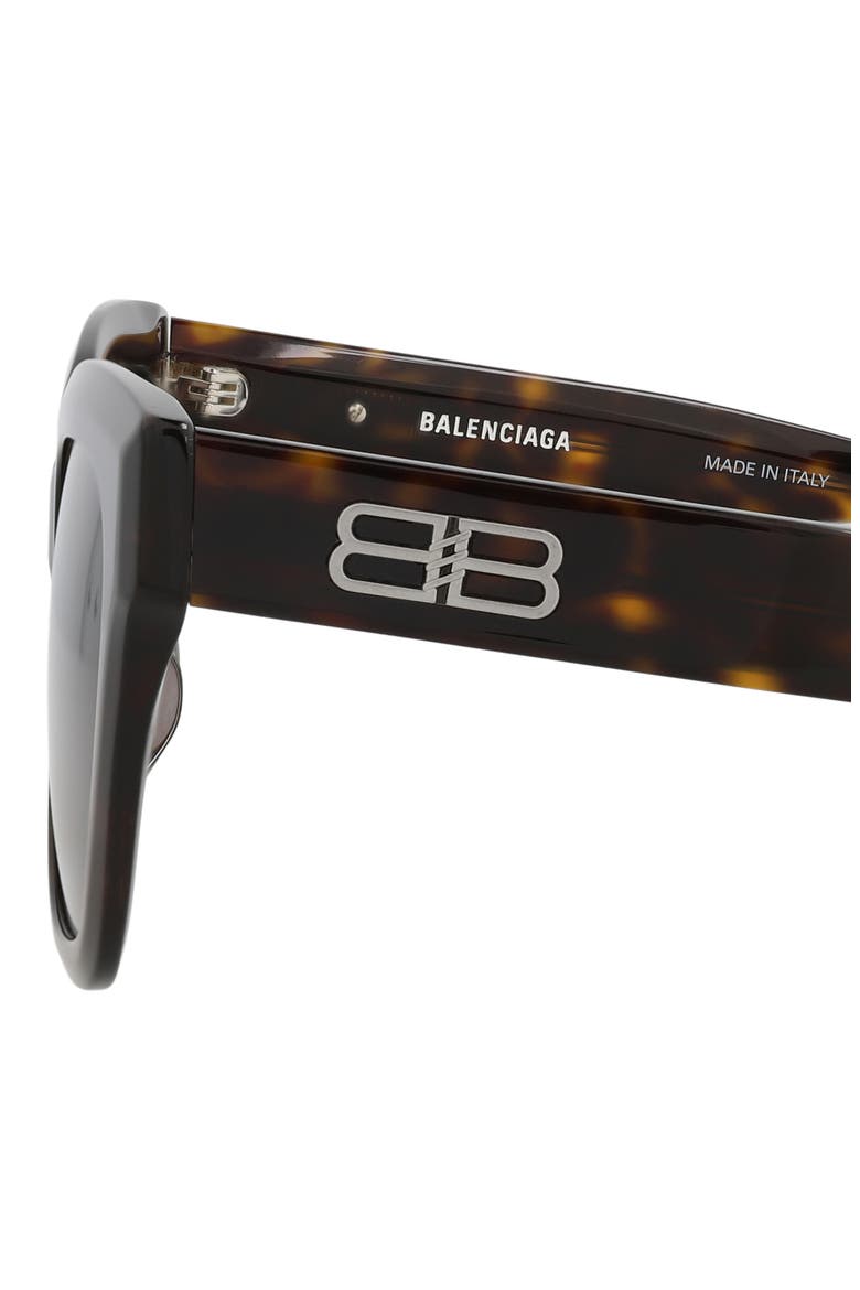 55mm Square Sunglasses, Alternate, color, HAVANA HAVANA BROWN