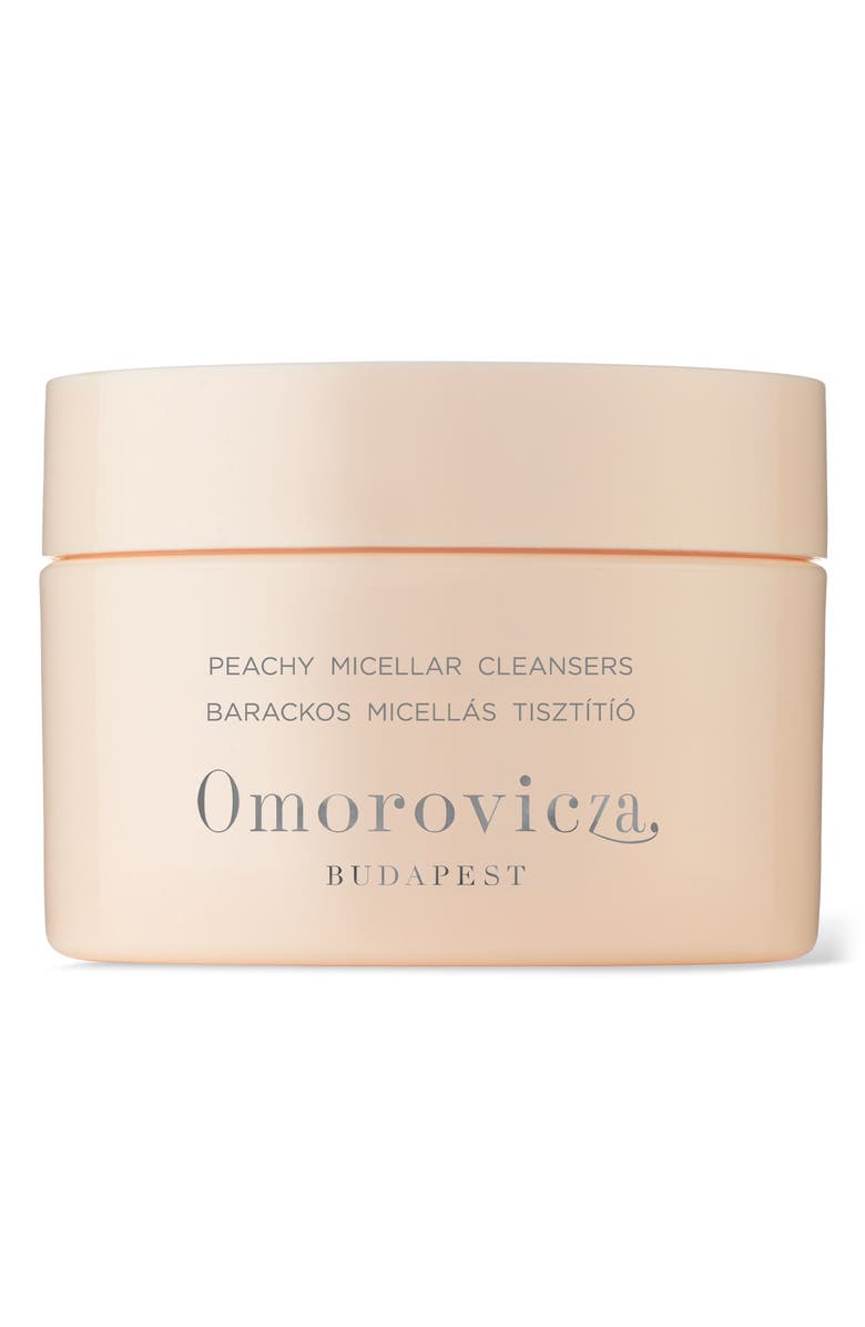 Omorovicza Peachy Micellar Cleansing Pads, Main, color, 