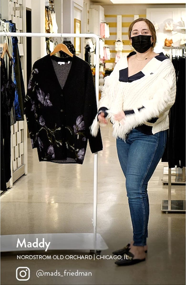 Orchid Jacquard Cardigan, sales video thumbnail