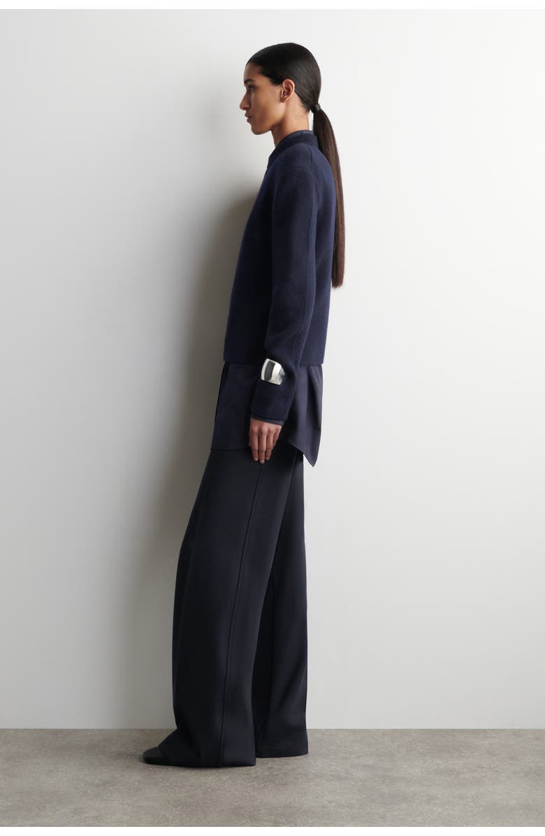COS Milano Straight-Leg Pants, Alternate, color, Navy