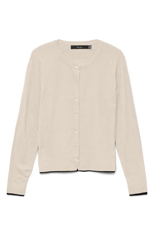 Vero Moda Breeze Cardigan In Neutral