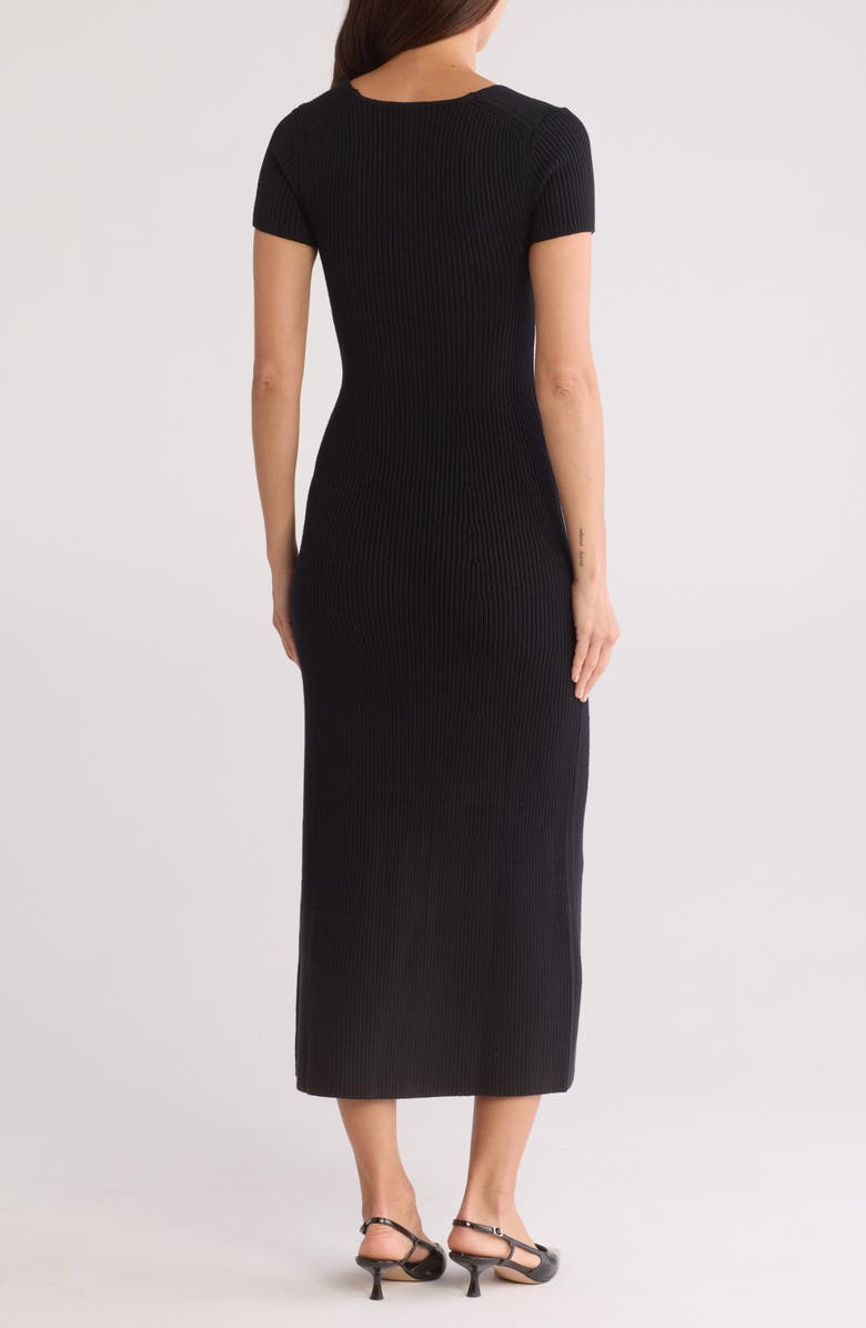 STAUD Camden Short Sleeve Maxi Sweater Dress, Alternate, color, 