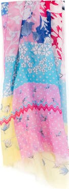 SAACHI Happy Floral Print Scarf