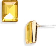 Cara Rectangle Stud Earrings