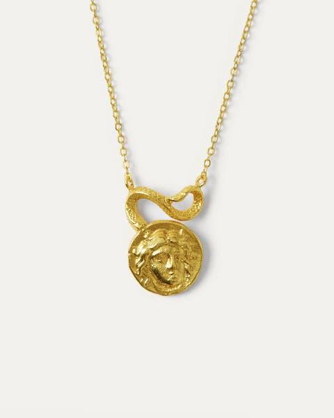 Gorgon Medusa Pendant Necklace