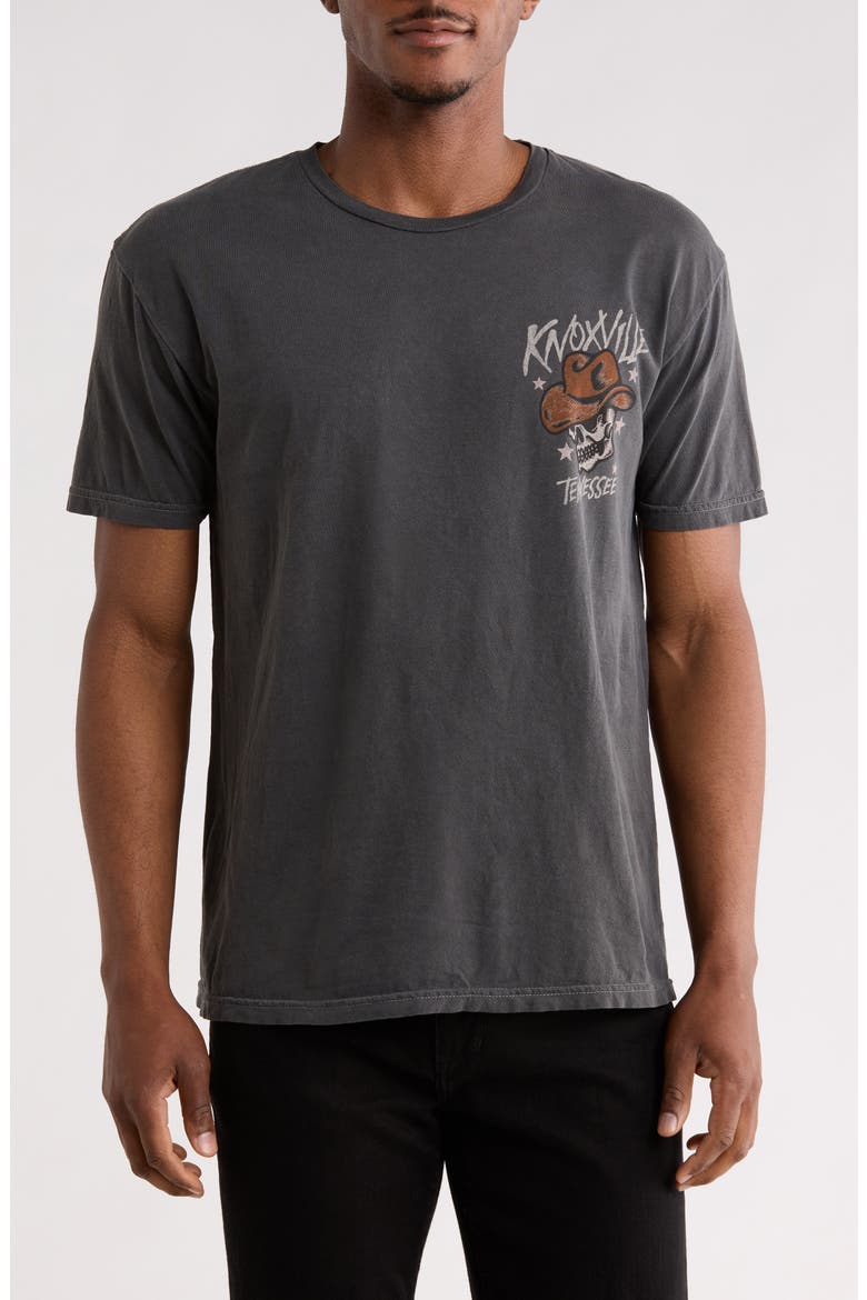 Knoxville Dead Cowboy Short Sleeve T-Shirt, Main, color, BLACK