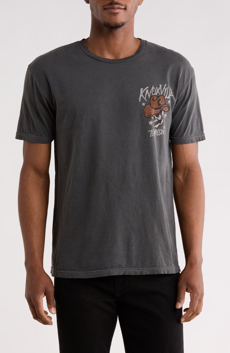 Goodie Two Sleeves Knoxville Dead Cowboy Short Sleeve T-Shirt, Main, color, Black