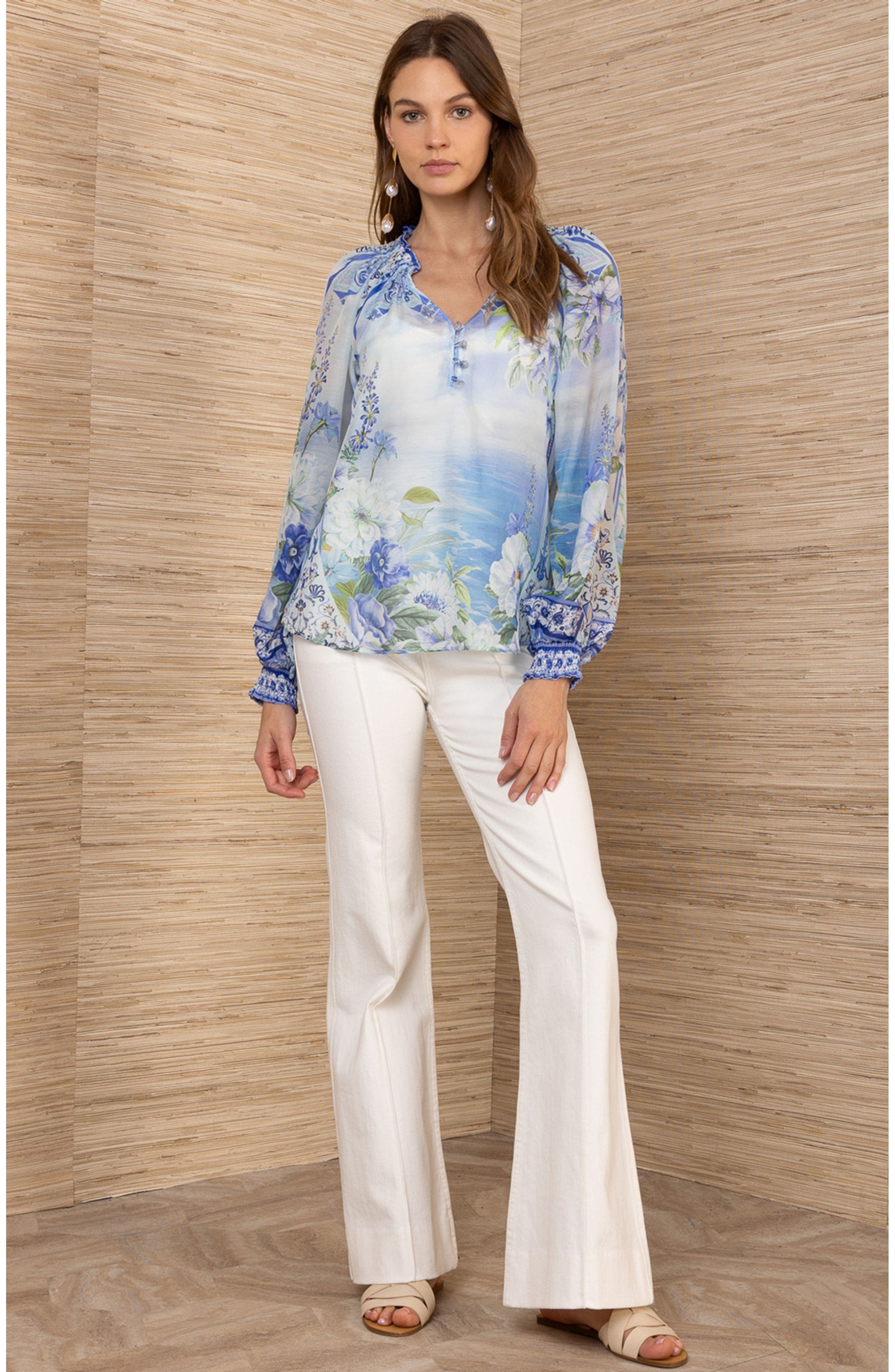 Jill Voile Top - image 3